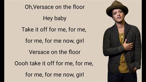 testo versace on the flor|versace lyrics bruno mars.